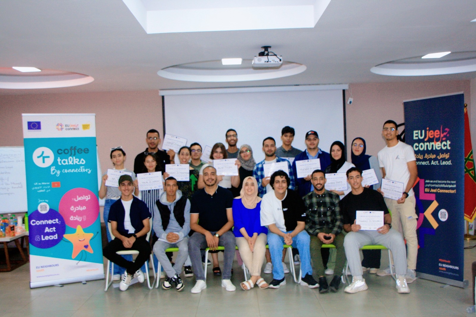Sports Innovation Lab participants and facilitators gathered together after an event